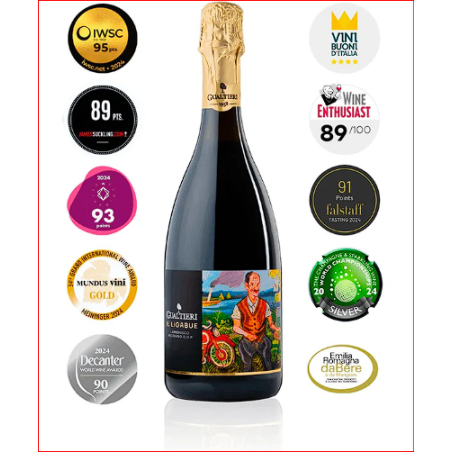 Il Ligabue - Lambrusco Reggiano D.O.C. 🥇(GUALTIERI)