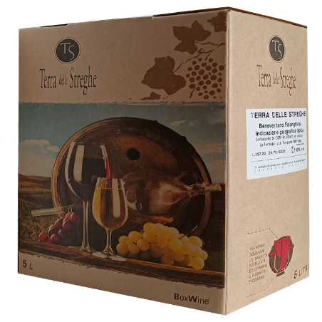 FALANGHINA BENEVENTANO IGT LA FORTEZZA BAG IN BOX 5 LT "TERRA DELLE STREGHE"