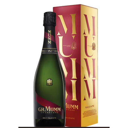Champagne Brut  Millésimé 2015 G.H. Mumm  0,75 ℓ, Astucciato