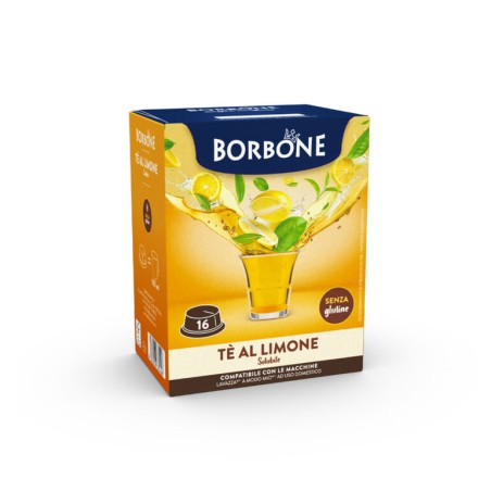 16 Capsule Borbone Solubili Tè al limone  Lavazza* A Modo Mio®*